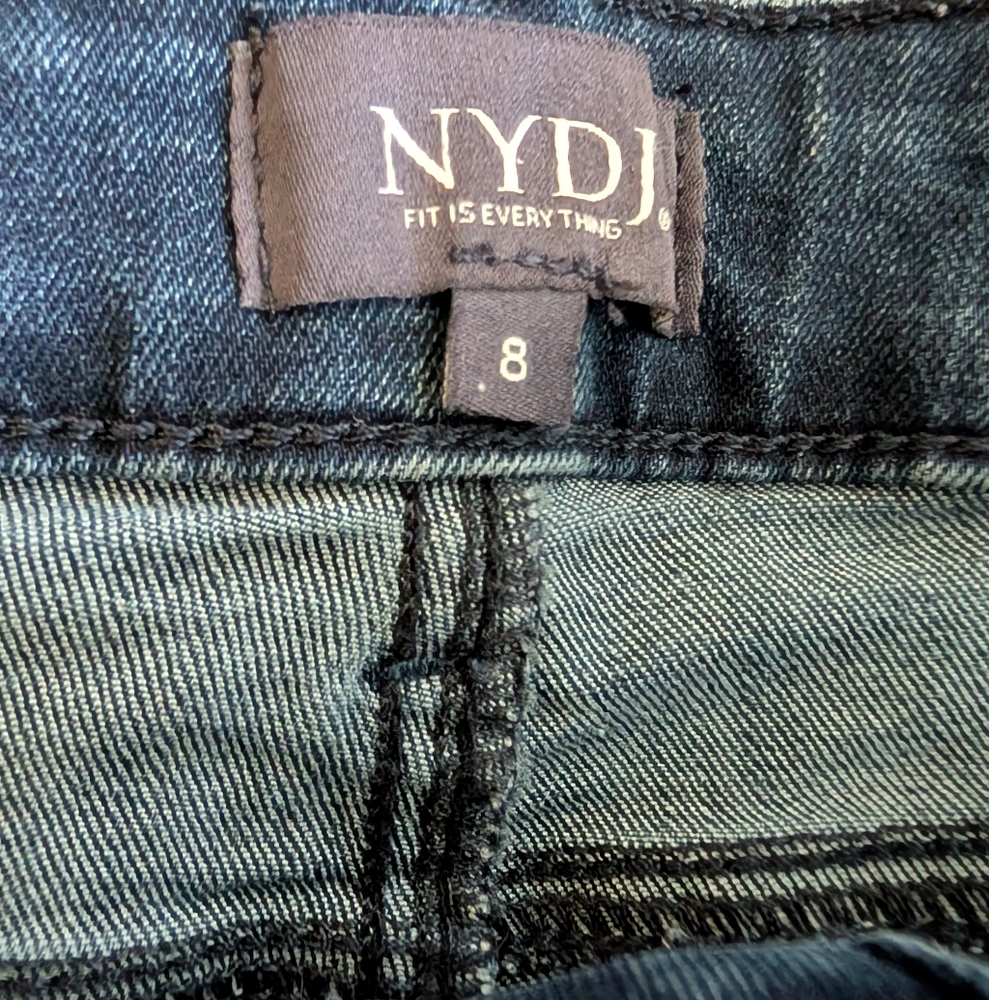NYDJ Not Your Daughter's Jeans Marilyn Straight Leg Lift Tuck Size 8 - Picture 4 of 5